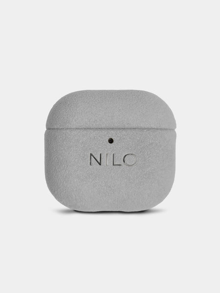 Light Grey AirPods 4 Case - Alcantara Hülle (2. Generation)